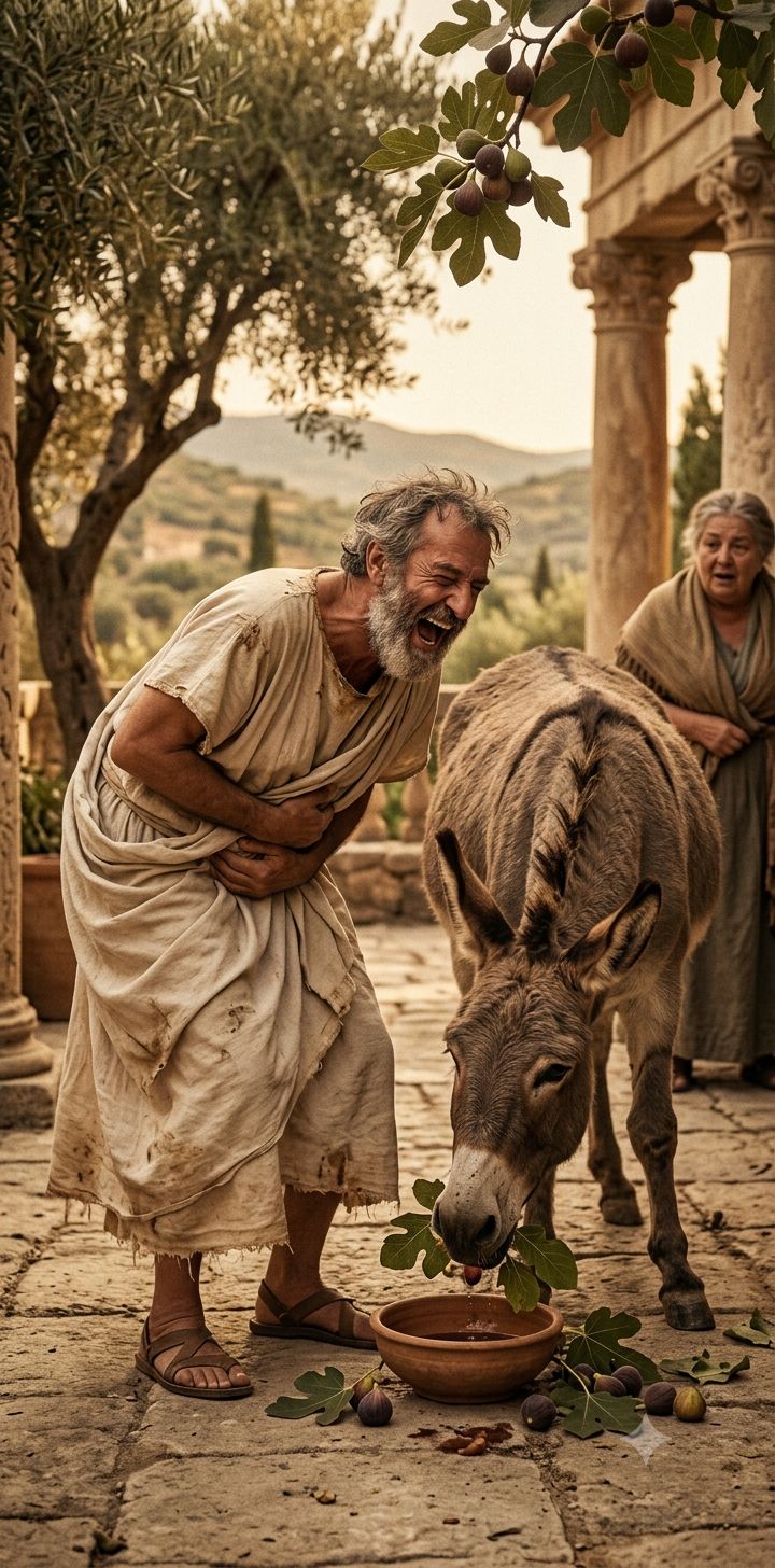 حكاية الفيلسوف كريسيبوس والحمار