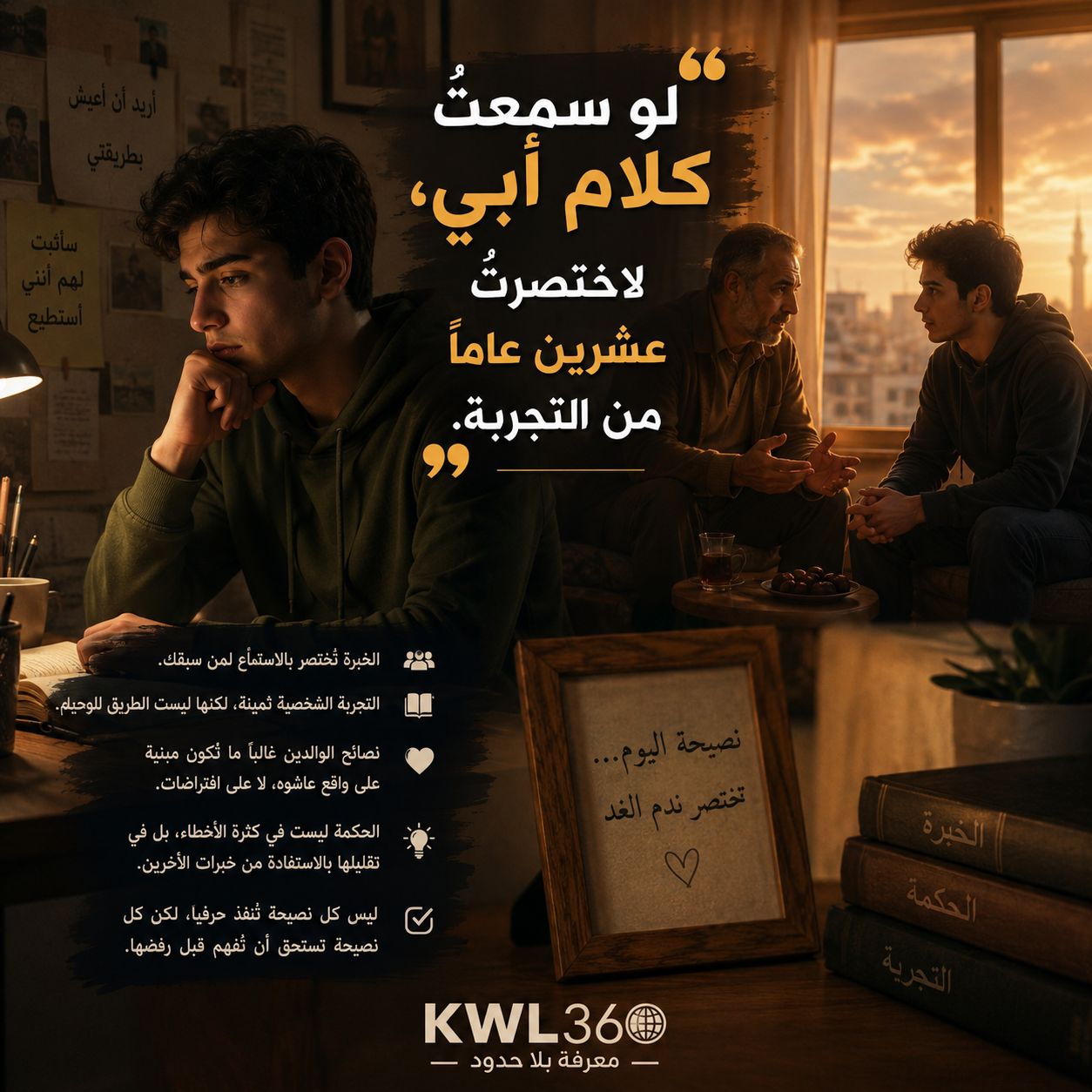 لو سمعتُ كلامَ أبي... لاختصرتُ عشرين عامًا من التجربة